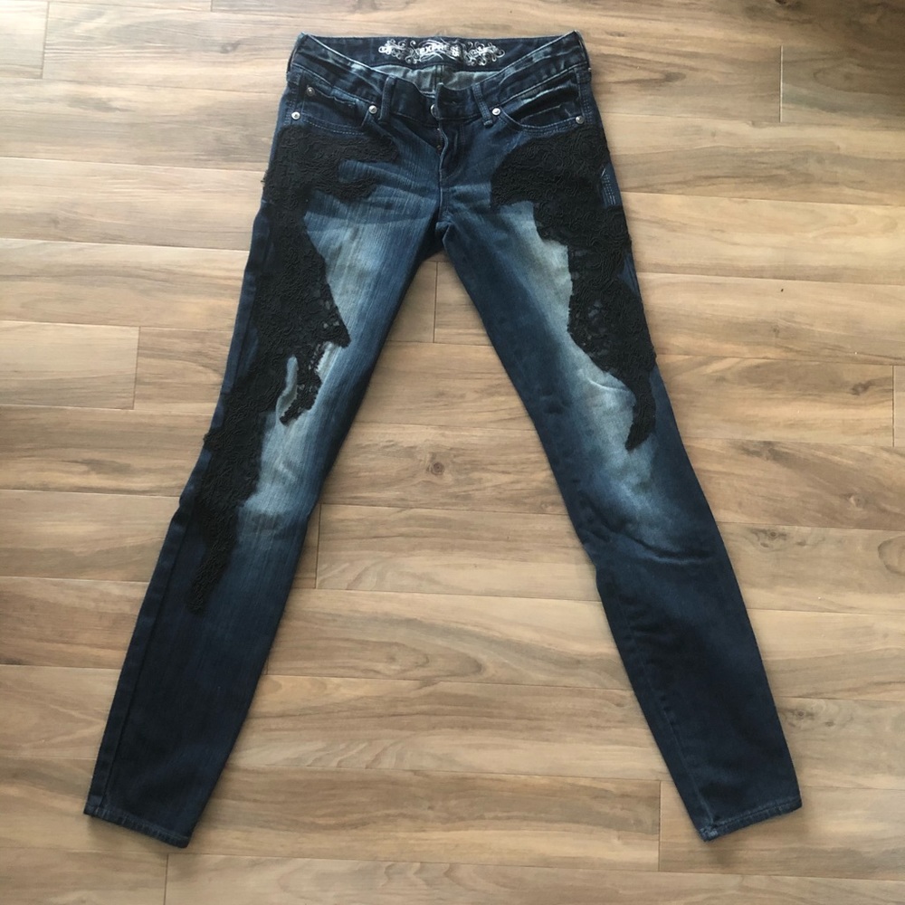 Express embellished Blue Jeans